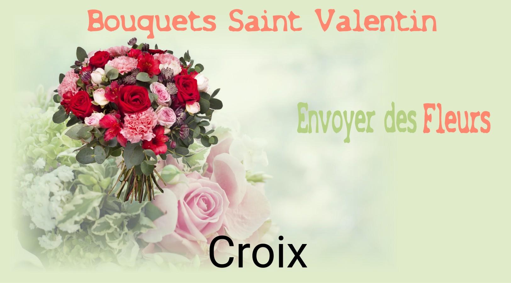 Roses de Saint-Valentin livrées à Croix